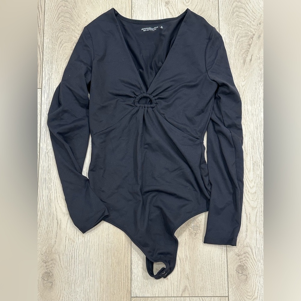 Abercrombie & Fitch Soft Black Bodysuit